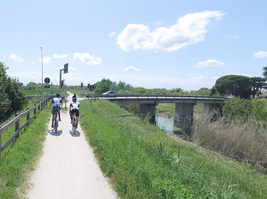 Interventi al ponte sul fiume Savio a Castiglione