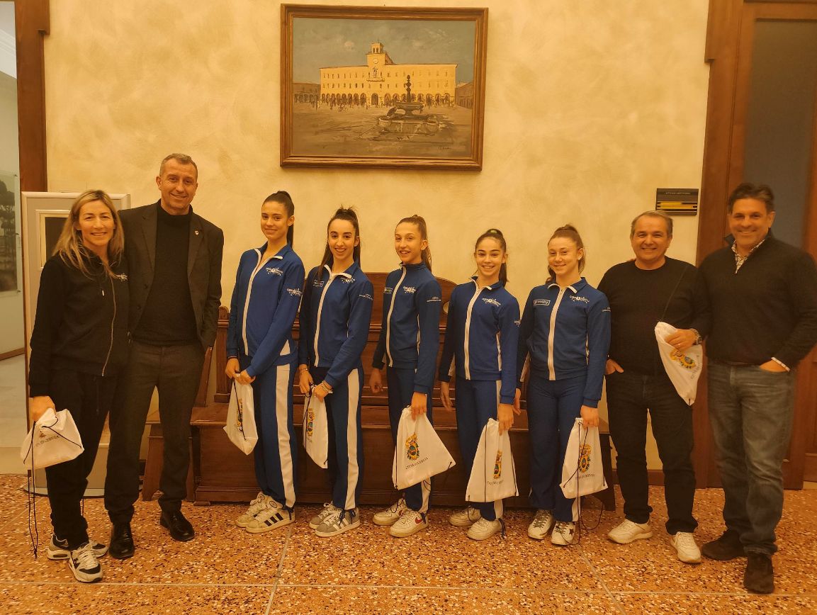 Il Sindaco e l'Assessore allo Sport hanno incontrato le atlete di “Cervia Ginnastica e Sport SSD” 